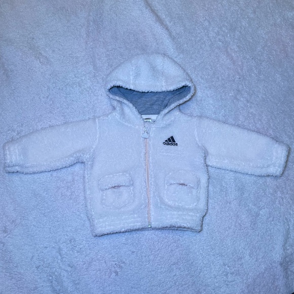 adidas Other - Adidas Kids Cozy White Hoodie